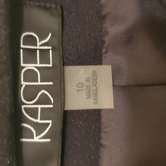 Kasper color block open front blazer - Picture 8 of 11